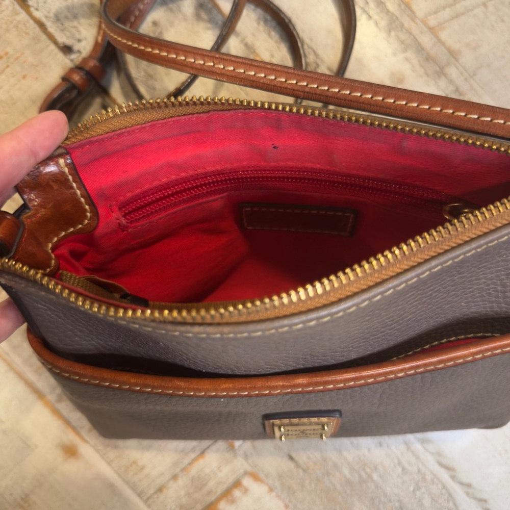 Dooney & Bourke Textured Leather Satchel | Classic Everyday Bag - Picture 4 of 6